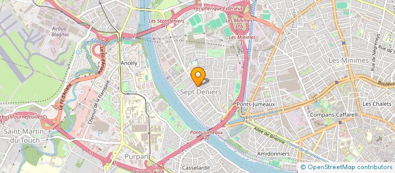 localisation de l'entreprise A FREE'ART  TOULOUSE
