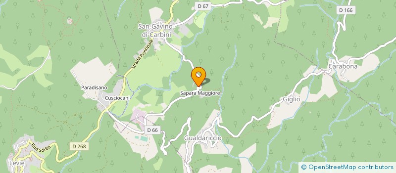 localisation de l'entreprise A FUNTANEDDA  LEVIE