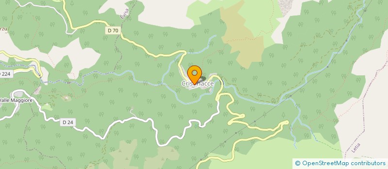 localisation de l'entreprise A FUNTANELLA à EVISA