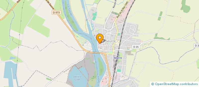 localisation de l'entreprise A-FX à SEURRE