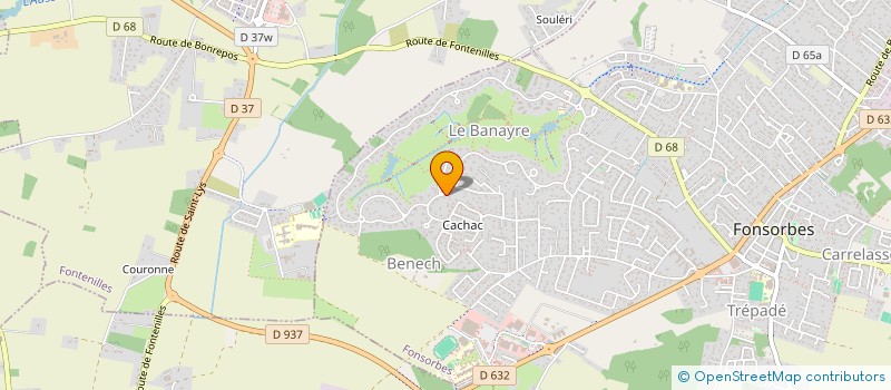 localisation de l'entreprise A.G.1  FONSORBES