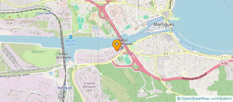 localisation de l'entreprise A G 2 P à MARTIGUES
