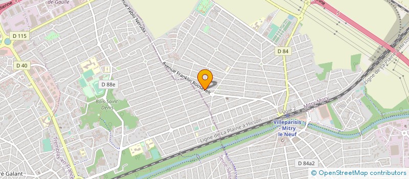 localisation de l'entreprise A G 3 S  MITRY-MORY