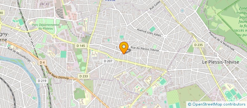 localisation de l'entreprise A.G.7  CHAMPIGNY-SUR-MARNE