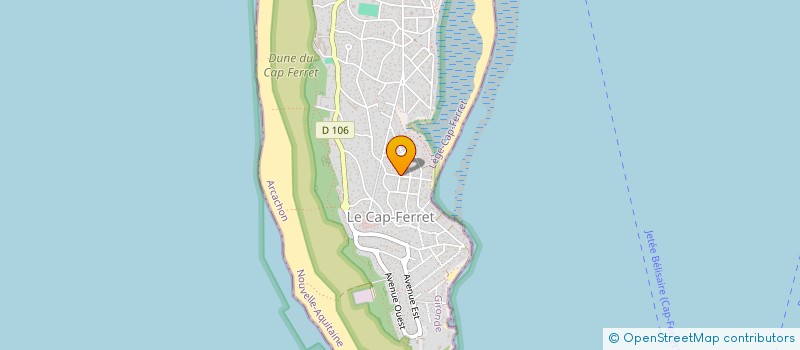 localisation de l'entreprise A&G  LEGE-CAP-FERRET