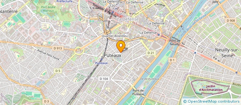 localisation de l'entreprise A&G  PUTEAUX