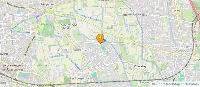 localisation de l'entreprise A&G  AVIGNON