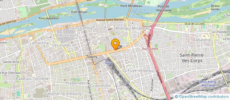 localisation de l'entreprise A&G  TOURS