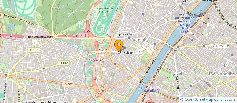 localisation de l'entreprise A&G  PARIS