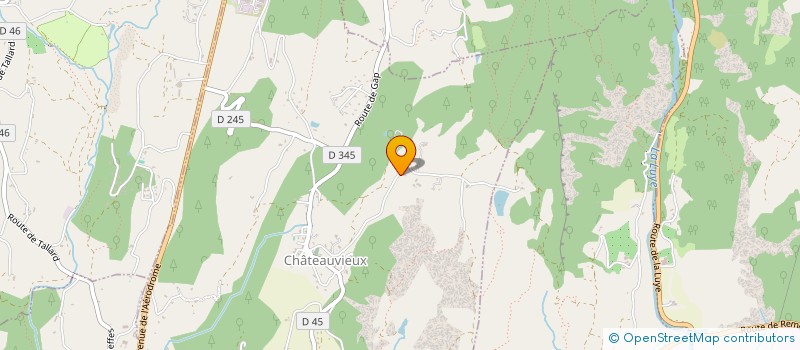 localisation de l'entreprise A.G.  CHATEAUVIEUX