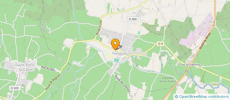 localisation de l'entreprise A.G.A IMMOBILIER  TRESQUES