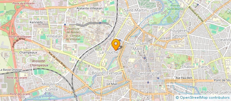 localisation de l'entreprise A.G.B  RENNES