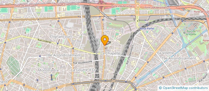 localisation de l'entreprise A G C  PARIS