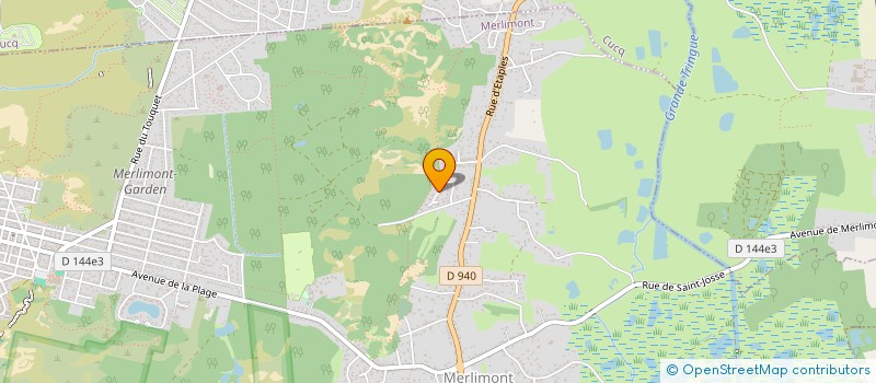 localisation de l'entreprise A.G.C.A  MERLIMONT