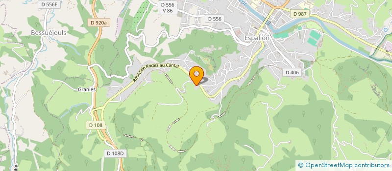 localisation de l'entreprise A.G.C.M  ESPALION