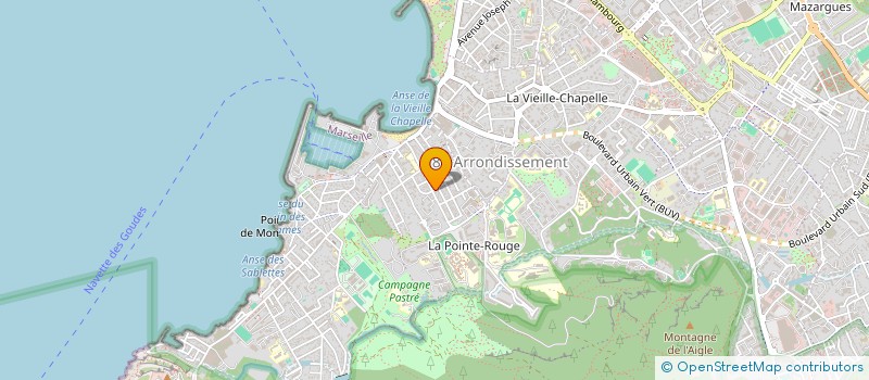 localisation de l'entreprise A.G.C. PAULINE IMMO à MARSEILLE