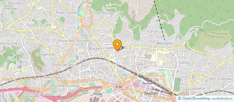 localisation de l'entreprise A.G.C.S.E. - G.E. à TOULON