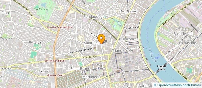 localisation de l'entreprise A.G.D. à BORDEAUX