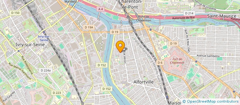 localisation de l'entreprise A.G.D. SERVICES  ALFORTVILLE