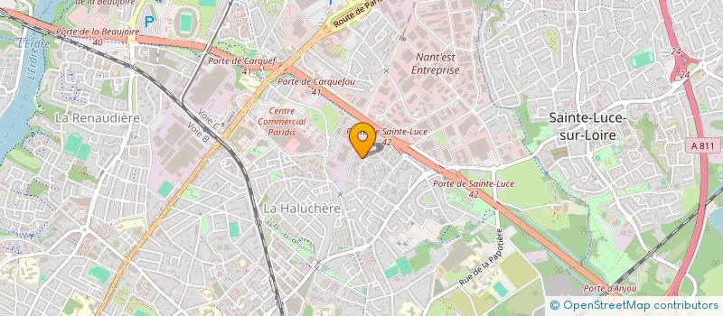 localisation de l'entreprise A.G.E.A. 2 à NANTES