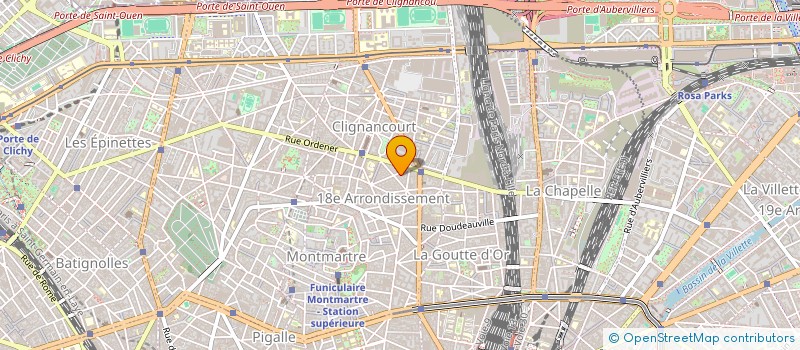 localisation de l'entreprise A.G.E.C.  PARIS