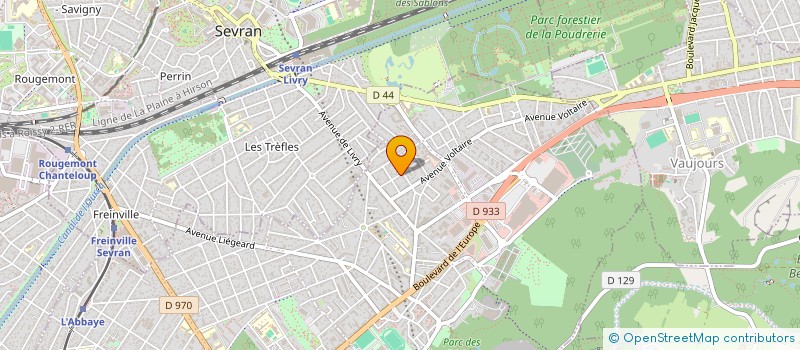 localisation de l'entreprise A.G.E CONSTRUCTIONS  LIVRY-GARGAN