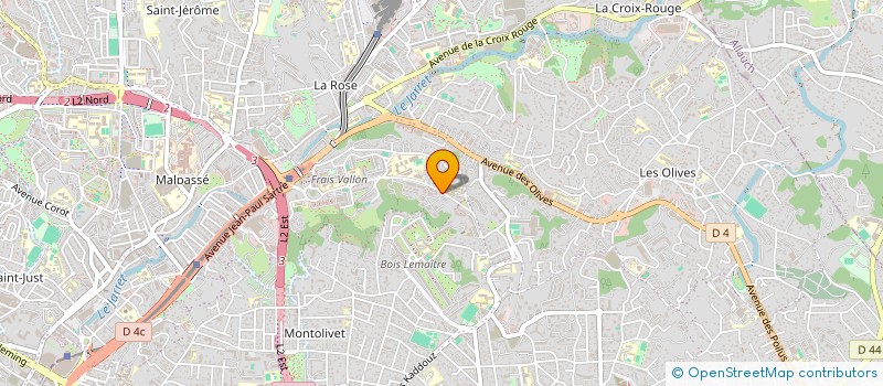 localisation de l'entreprise A.G.E CONSTRUCTIONS à MARSEILLE