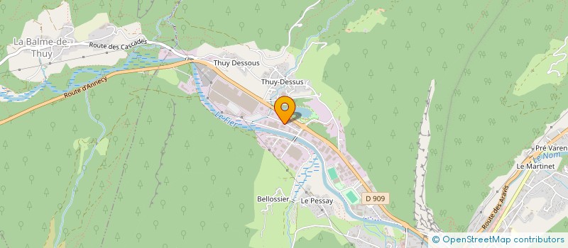 localisation de l'entreprise A G E F A à THONES