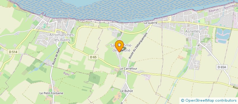 localisation de l'entreprise A.G.E.M  SAINT-COME-DE-FRESNE