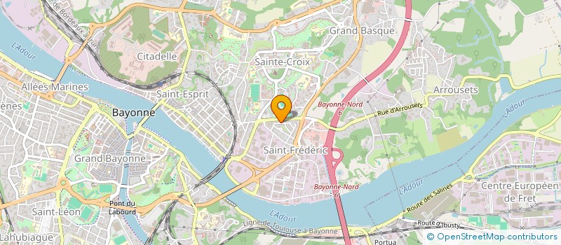 localisation de l'entreprise A G E R ENERGIES RENOUVELABLES  BAYONNE