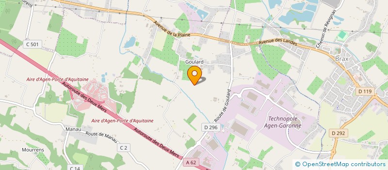 localisation de l'entreprise A G E T P à SAINTE-COLOMBE-EN-BRUILHOIS
