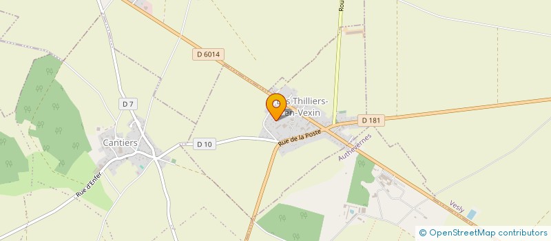 localisation de l'entreprise A G ELEC  VEXIN-SUR-EPTE