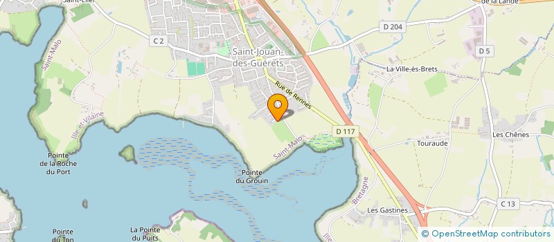 localisation de l'entreprise A.G ENTREPRISES  SAINT-GUINOUX