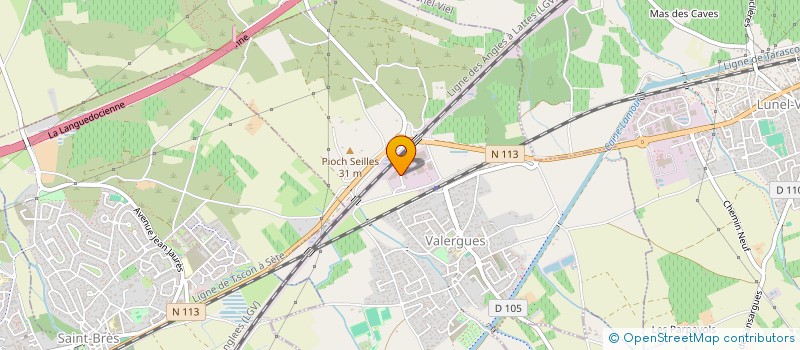 localisation de l'entreprise A.G.ES TRADING  VALERGUES