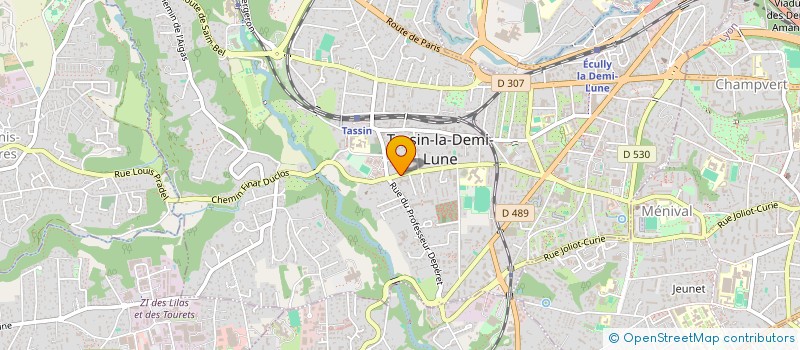 localisation de l'entreprise A & G ESPACE DESIGNER  TASSIN-LA-DEMI-LUNE