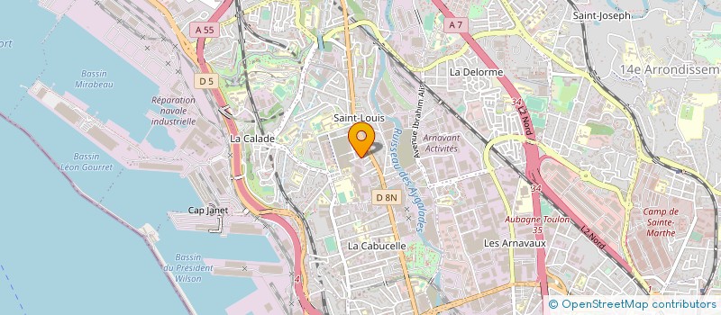 localisation de l'entreprise A & G FEELER'S PRO à MARSEILLE