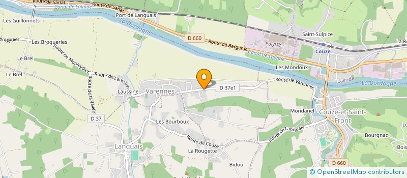 localisation de l'entreprise A.G.G.M  VARENNES