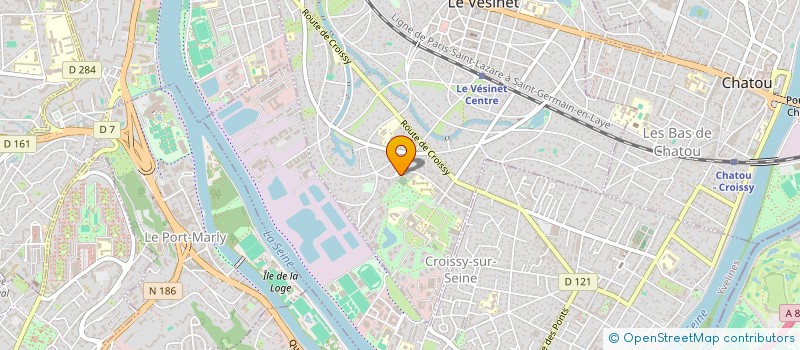 localisation de l'entreprise A.G.G.P.FASHION  LE VESINET