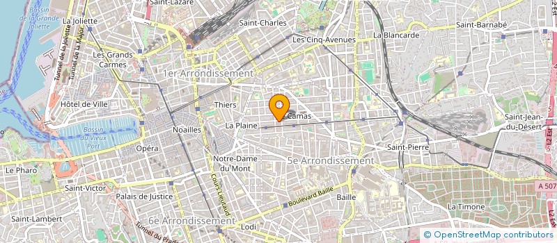 localisation de l'entreprise A.G.I. à MARSEILLE
