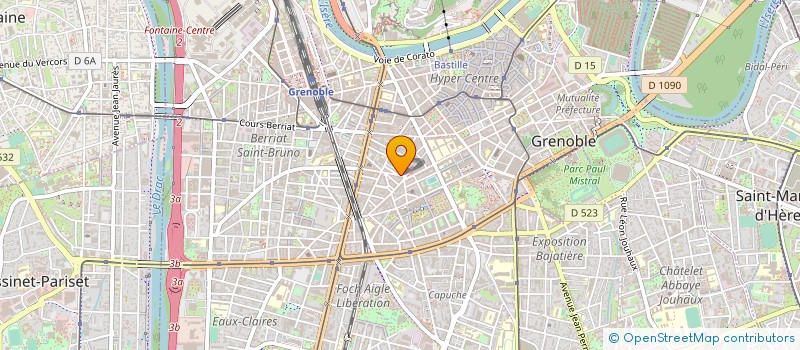 localisation de l'entreprise A.G.I.M.  GRENOBLE