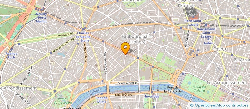 localisation de l'entreprise A.G.I.R.  PARIS