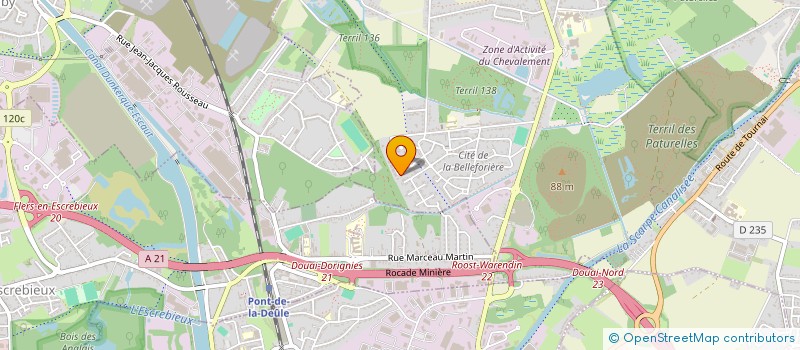 localisation de l'entreprise A&G IMMO  ROOST-WARENDIN