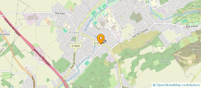 localisation de l'entreprise A&G INFIRMIERS à ANGRES