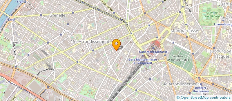localisation de l'entreprise A.G.K. à PARIS