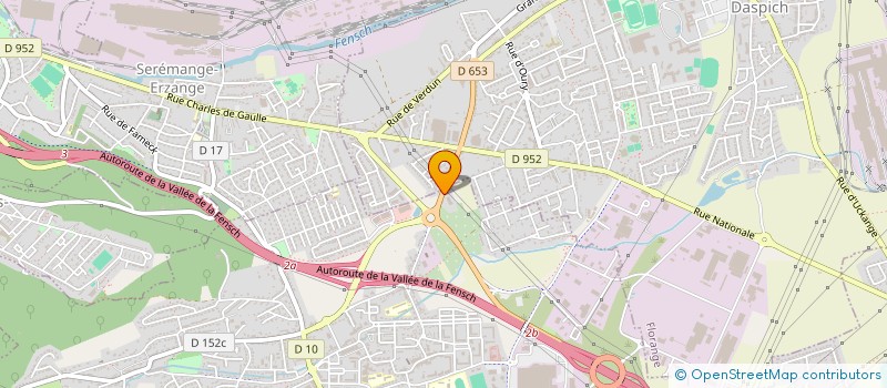 localisation de l'entreprise A.G.K  FAMECK