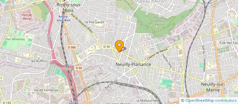 localisation de l'entreprise A G L à NEUILLY-PLAISANCE