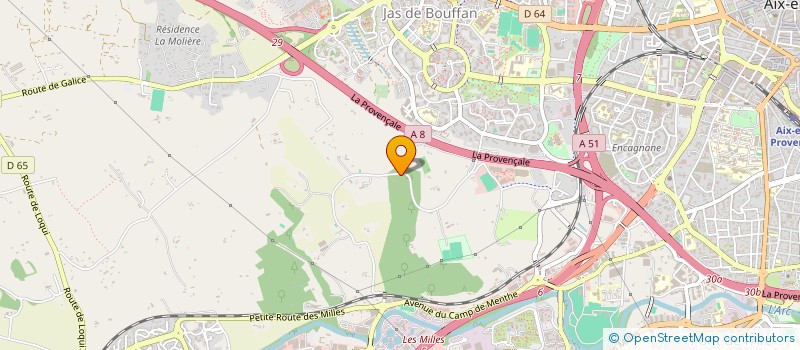 localisation de l'entreprise A.G.L  AIX EN PROVENCE