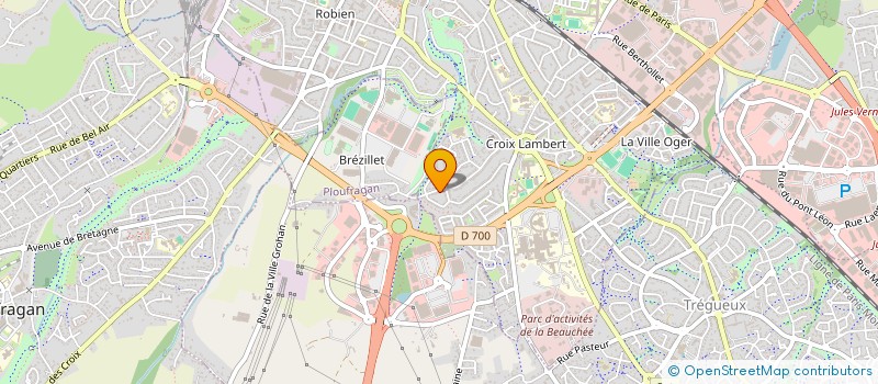 localisation de l'entreprise A.G.L.A.E - ARMOR GAYS LESBIENNES AIDE ECOUTE à SAINT-BRIEUC