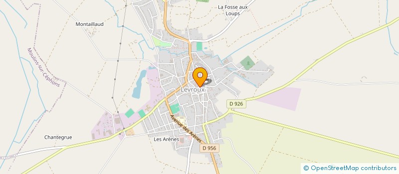 localisation de l'entreprise A.G.L ELECTRICITE à LEVROUX