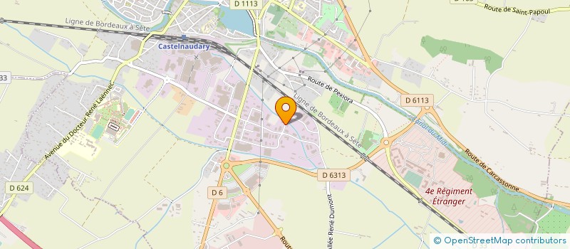 localisation de l'entreprise A G LAURAGAISE  CASTELNAUDARY